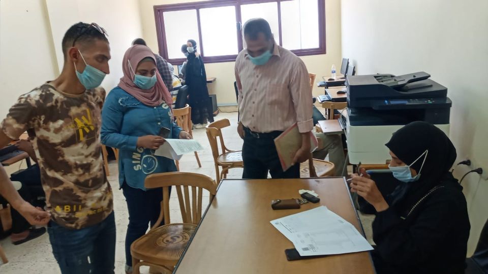 ” جامعة الوادى الجديد ” تشهد إقبال على معمل التنسيق الإلكترونى جامعة الوادى الجديد