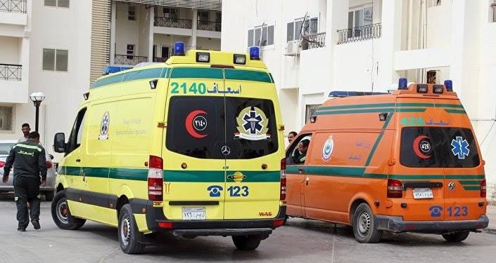 مصرع اثنين وإصابة 3 أخرين في حادث تصادم بكفر الشيخ مصرع اثنين