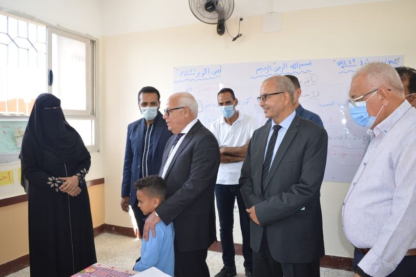 الغضبان : يشهد انتظام العملية التعليمية بمدرسة الجرابعة الابتدائية بغرب بورسعيد الغضبان