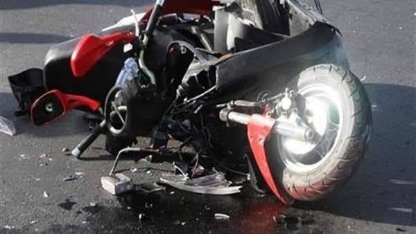 اصابة 3 أشخاص في حادث انقلاب دراجة نارية بكفر الشيخ حادث انقلاب