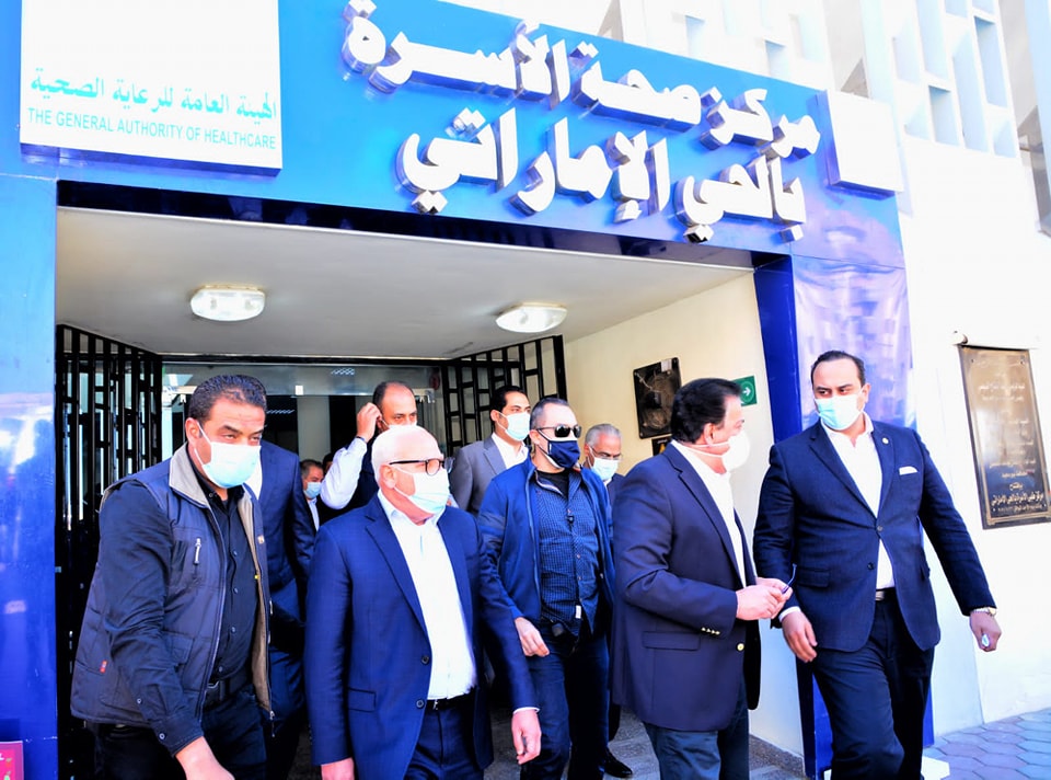 البحث العلمي القائم بأعمال وزير الصحة يتابع سير العمل بمركز طب أسرة الحي الإماراتي ببورسعيد