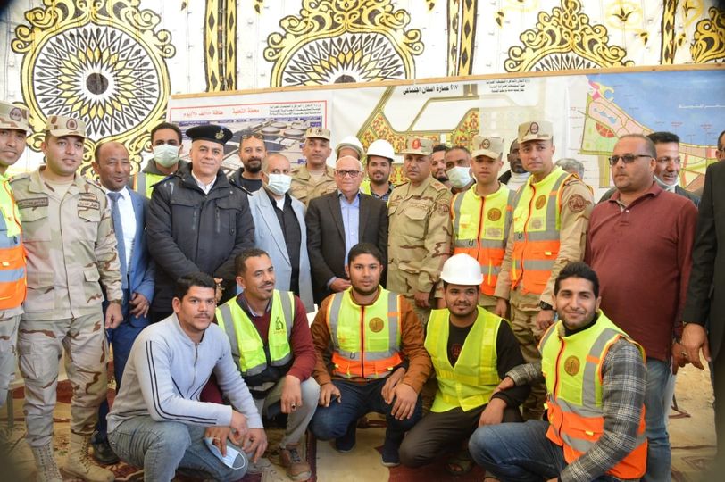 محافظ بورسعيد : يشدد على المتابعة الميدانية للمشروعات الجارية بمدينة “سلام”