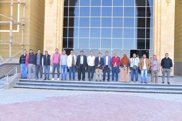 انشاء مزرعة نخيل لفسايل المجدول بكلية الزراعة جامعة الوادي الجديد