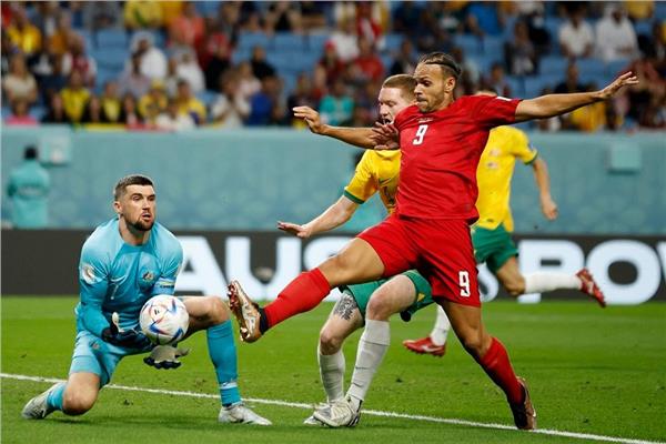 التعادل السلبي ينهي الشوط الأول بين أستراليا والدنمارك أستراليا والدنمارك
