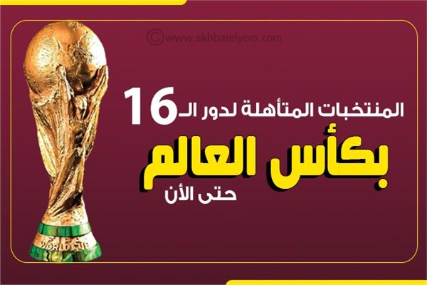 15 منتخب يحجزون مقاعدهم في دور الـ 16 حتى الأن دور الـ 16