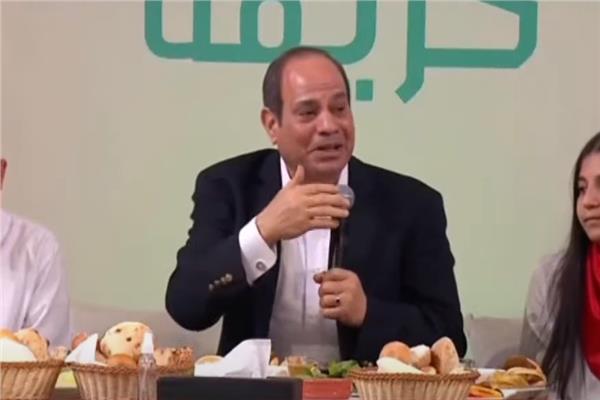 السيسي لكل مصري: «البلد محتاجة منك إخلاصك وأمانتك وعملك»
