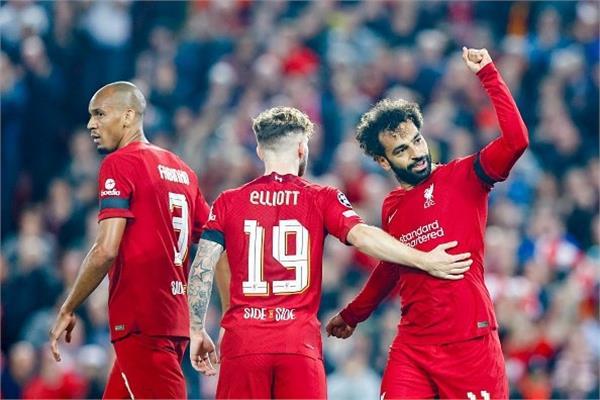 محمد صلاح يسجل الهدف الرابع لليفربول على ليدز يونايتد بالدوري الإنجليزي