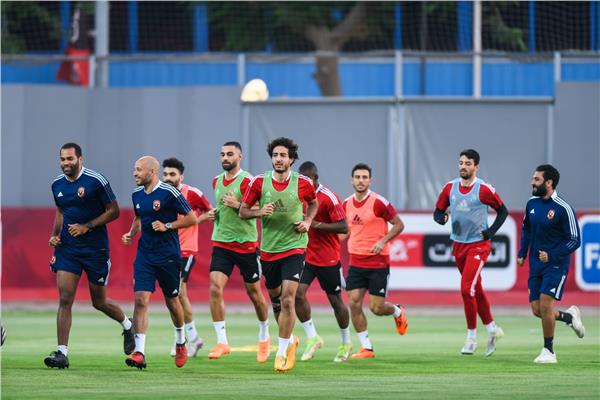 الأهلي يختتم استعداداته لمباراة الترجي