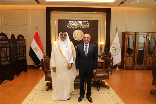 وزير العدل يستقبل نظيره القطري بمقر الوزارة بالعاصمة الإدارية الجديدة