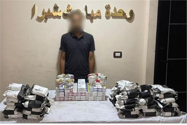 ضبط المتهم بإخفاء السجائر لرفع أسعارها بالقاهرة