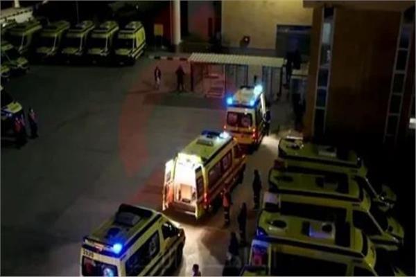 وصول حافلة المحتجزين الإسرائيليين المفرج عنهم إلى معبر رفح