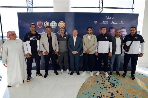 سفير مصر في الإمارات يزور بعثة الزمالك ويطمئن على الفريق