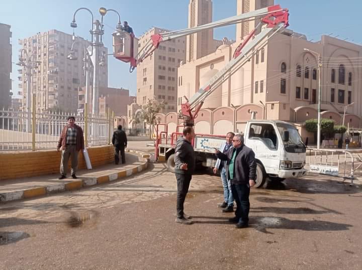 رفع درجة الاستعداد القصوى استعدادًا لاحتفالات عيد الميلاد المجيد بالمنيا