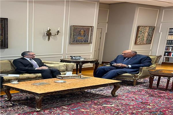 وزير الخارجية يستقبل مرشح مصر لمنصب مدير عام “اليونسكو”