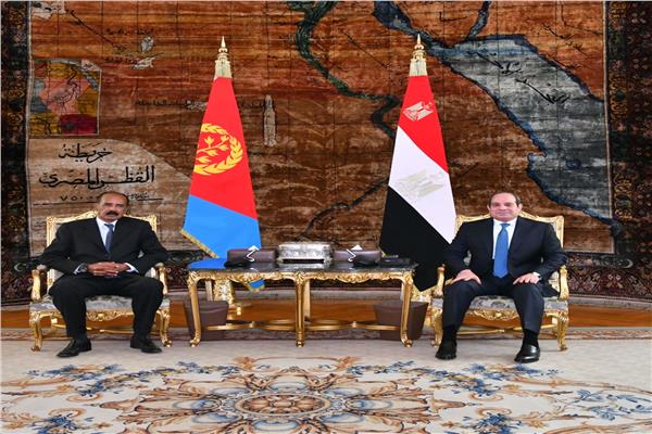 تفاصيل مباحثات الرئيس السيسي ونظيره الإريتري بـ«قصر الاتحادية»