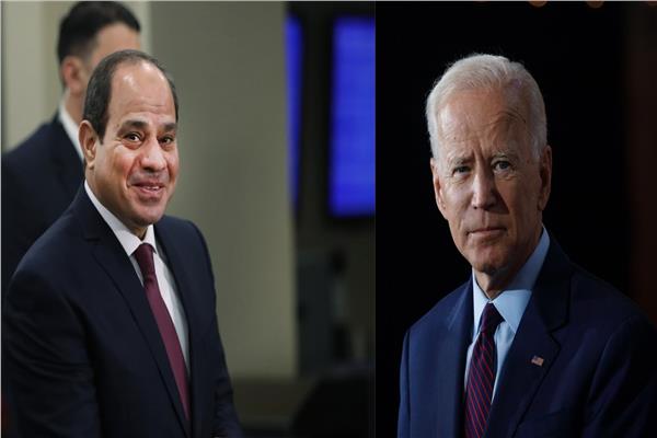 الرئيس السيسي وبايدن يؤكدان ضرورة العمل على منع توسع دائرة الصراع بالمنطقة