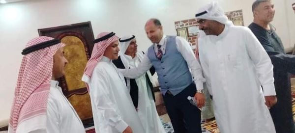 رئيس مدينة دهب يزور المشايخ والعواقل للتهنئه بالعيد