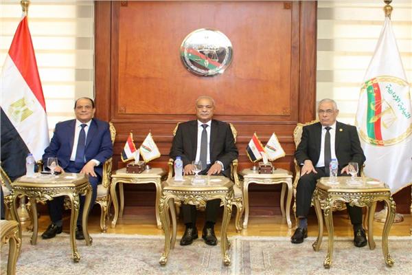 رئيس النيابة الإدارية يستقبل رئيس مجلس القضاء الأعلى والنائب العام