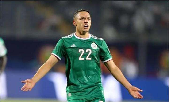 خساره المنتخب الجزائر جهود بن ناصر امام ليبيريا