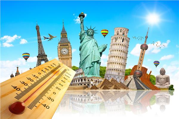 درجات الحرارة في مدن وعواصم العالم غدًا.. والصغرى بالقاهرة 11