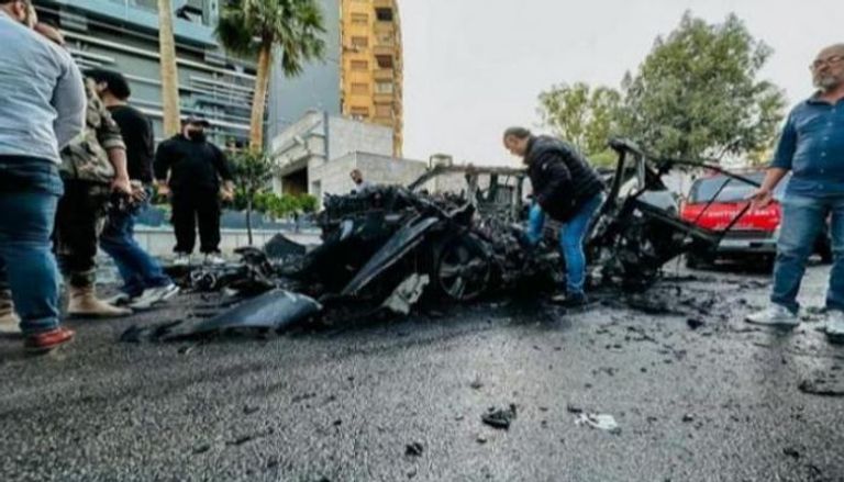 هجوم إسرائيلي على سيارة بطريق مطار دمشق الدولي