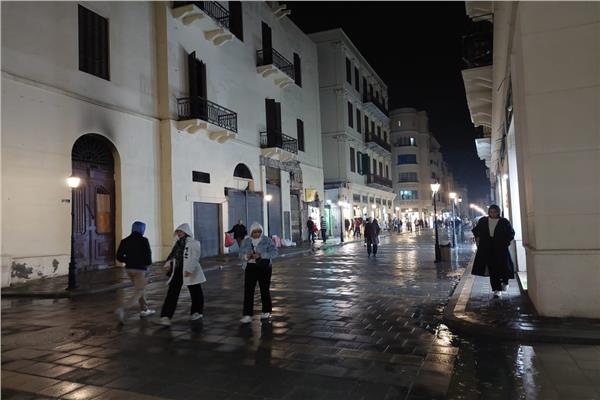 هطول أمطار «الغطاس» على الإسكندرية.. وتدخل سريع للصرف الصحي