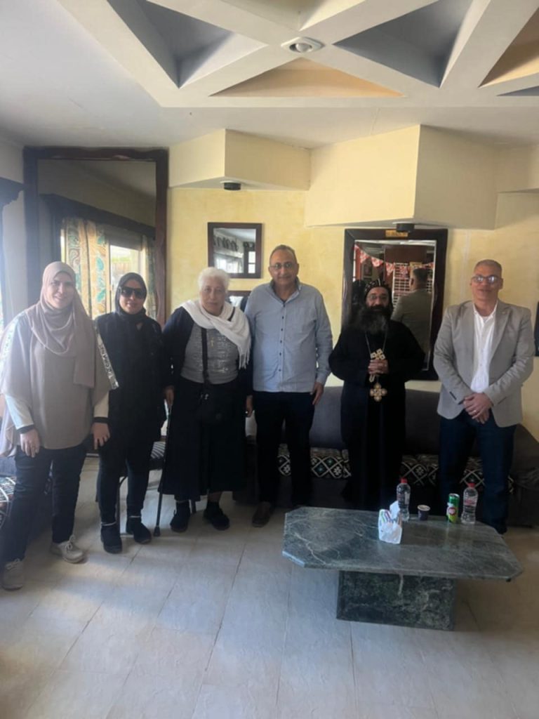 سفينة حزب الوفد بجنوب سيناء تبدأ مسيرة التهاني والتبريكات للإخوة الأقباط بمناسبة عيد الميلاد المجيد