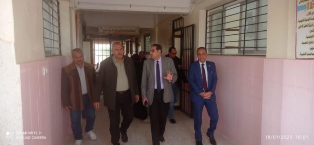 رئيس مدينة طور سيناء وجولة مرورية على إمتحانات الشهادة الاعدادية