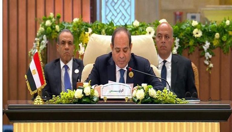 السيسي يعلن عن استضافة مصر الشهر المقبل مؤتمرا دوليا لإعمار غزة
