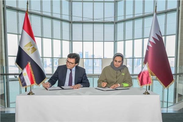 مصر وقطر تُوقّعان خطاب نوايا للشراكة الثقافية