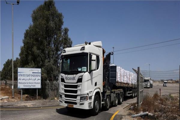 جيش الاحتلال: دخول 5 شاحنات محملة بالمساعدات إلى غزة