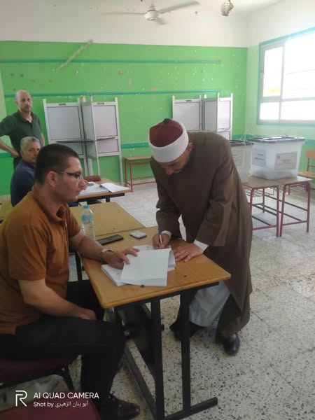 الشناوى يترأس وفد منطقة الدعوة والإعلام الدينى بجنوب سيناء ليدلون بأصواتهم