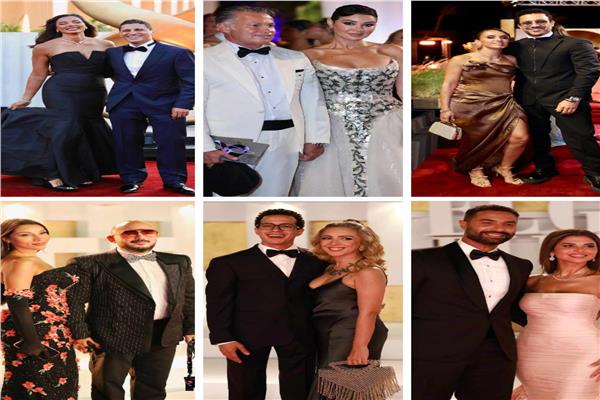 ثنائيات جذبت الأنظار على «ريد كاربت» مهرجان الجونة
