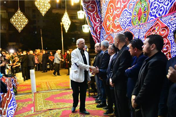 توافد نجوم الرياضة المصرية على عزاء محمد صبري