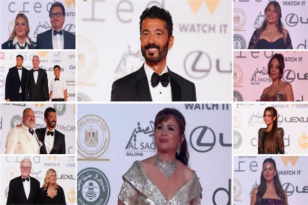 النجوم يتوافدون على حفل ختام مهرجان القاهرة السينمائي