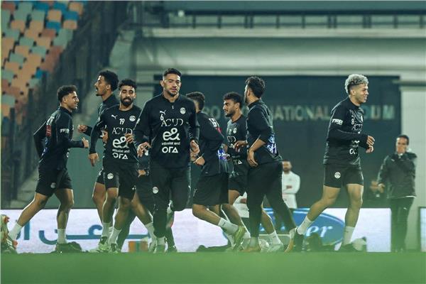 منتخب مصر يخوض تدريبه باستاد القاهرة استعدادا لمواجهة نيجيريا