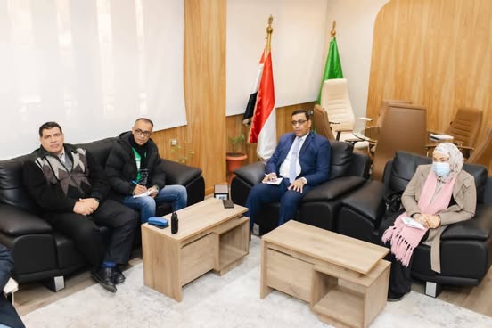 تنفيذاً لتوجيهات اللواء طارق مرزوق محافظ الدقهلية نائب المحافظ يعقد اجتماعا لمتابعة دعم منظومة التحول الرقمي