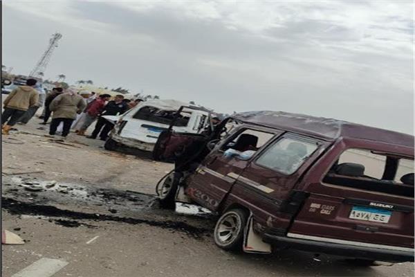 ننشر أسماء مصابي حادث التصادم بطريق الإسكندرية الصحراوي