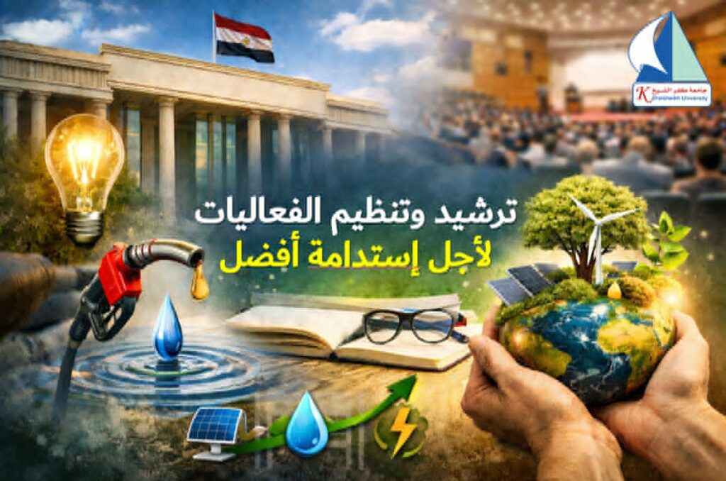 جامعة كفر الشيخ تعزز ثقافة الاستهلاك الرشيد وتعيد جدولة فعالياتها