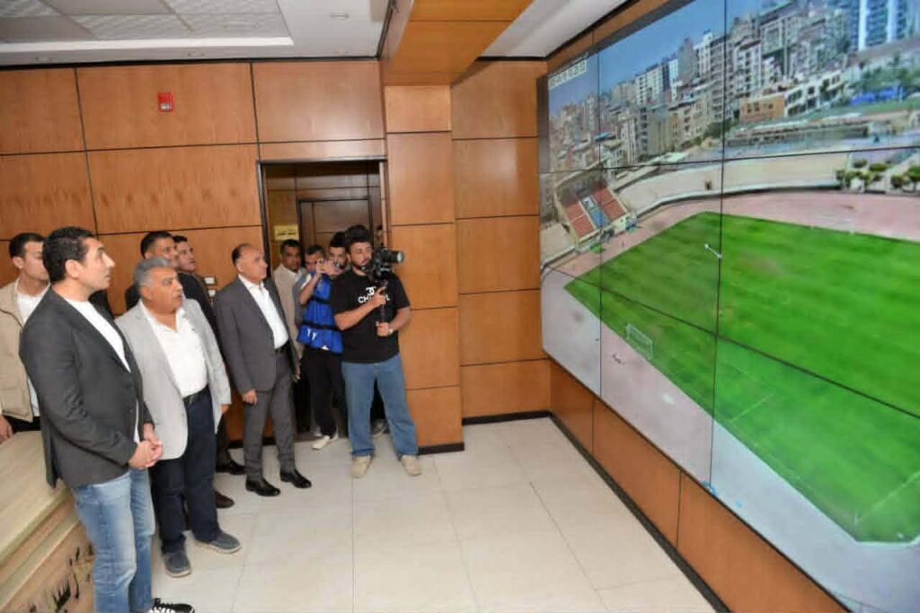 محافظ الدقهلية يستقبل وزير الشباب والرياضة خلال زيارته للمحافظة لافتتاح وتفقد عدد من المشروعات .
