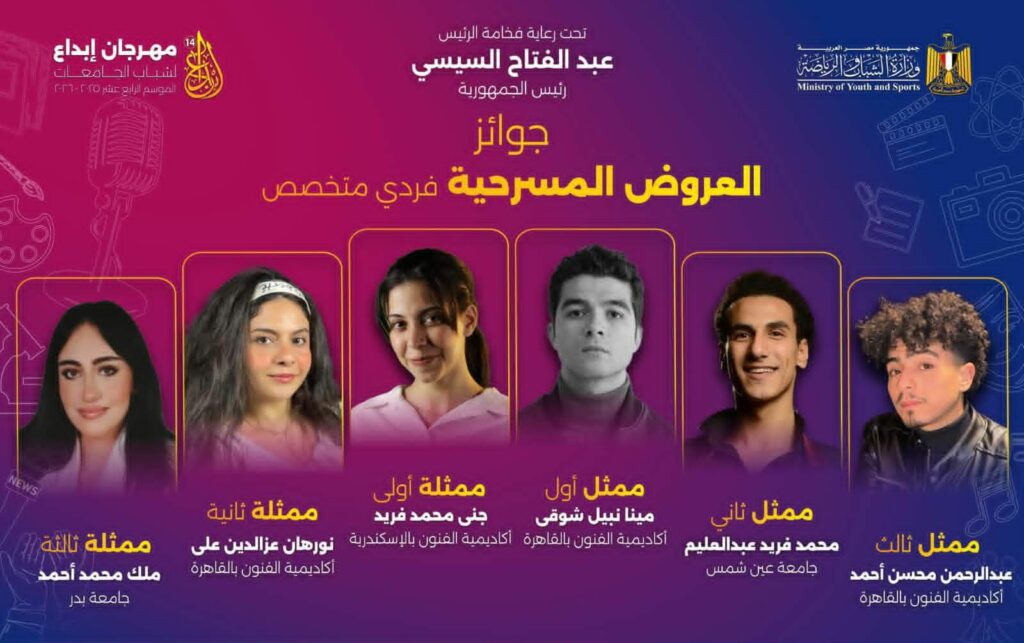 قطاع التعليم والطلاب بجامعة عين شمس يواصل حصد الجوائز بمهرجان «إبداع 14» لليوم الثالث علي التوالي