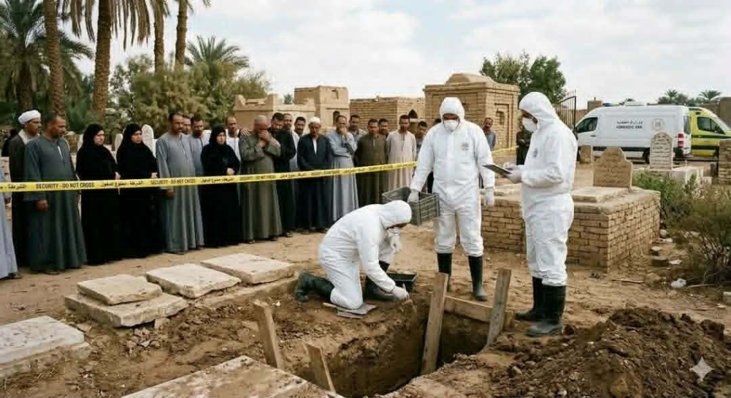 الطب الشرعي يفتح قبر طالب الدقهلية بكفر سنجاب لحسم لغز وفاته بين حادث الطريق وشبهة ورشة الشرقية