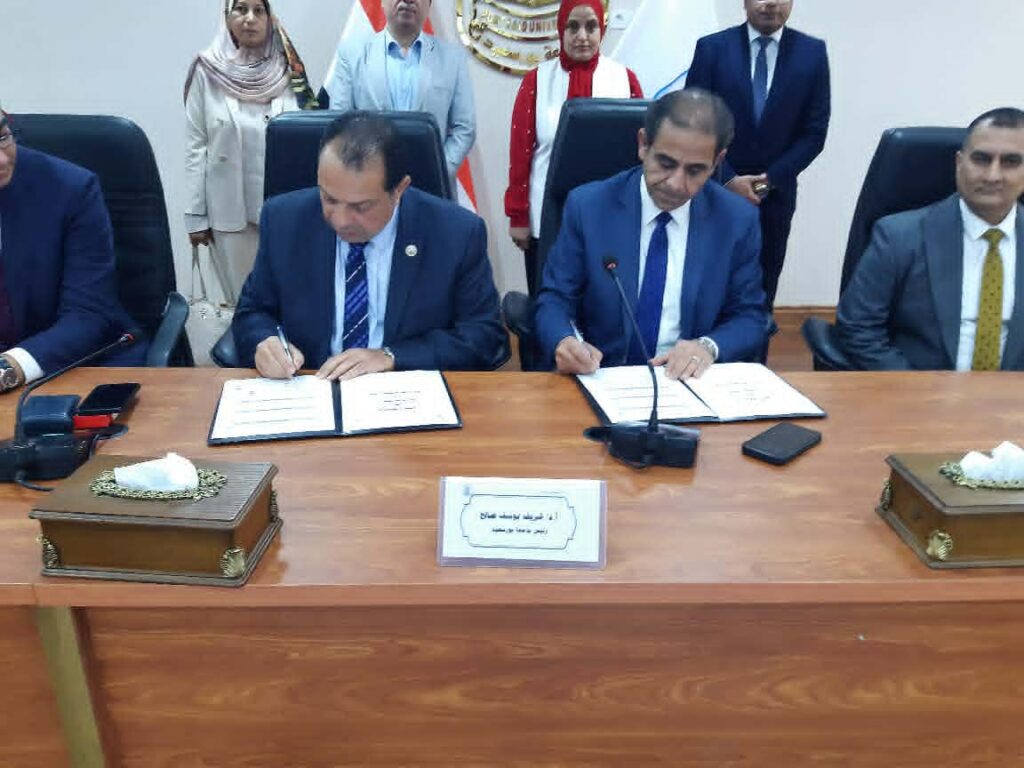 جامعة بورسعيد توسّع شراكاتها الاستراتيجية .. رئيس الجامعة يوقع بروتوكول تعاون مع المركز الوطني للدراسات لدعم البحث العلمي وصناعة القرار