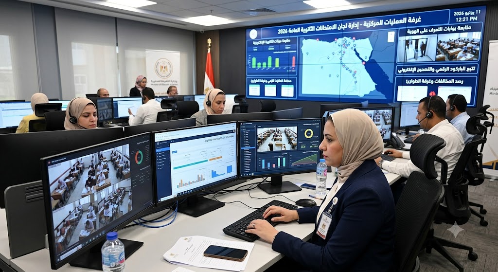 بالبارcode والكاميرات.. كيف تُدار لجان امتحانات الثانوية العامة إلكترونياً هذا العام؟