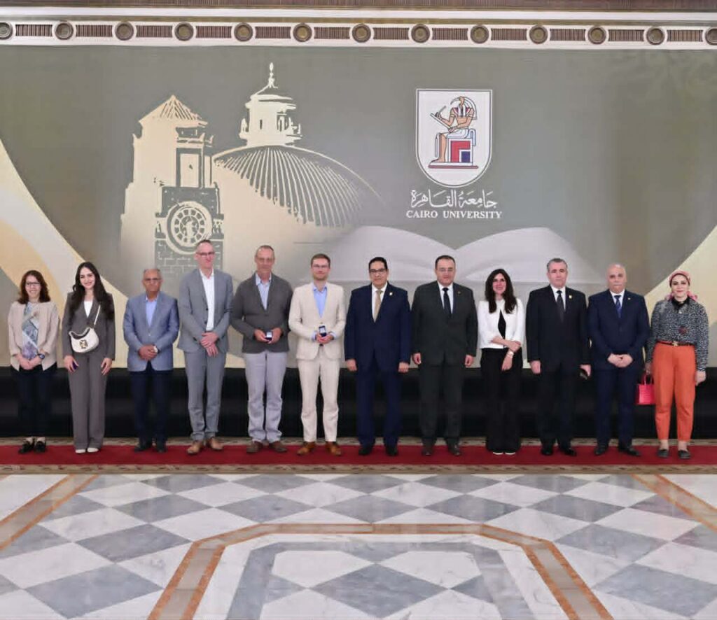 رئيس جامعة القاهرة يستقبل وفد هيئة ASIIN الألمانية لمراجعة وتجديد الاعتماد الدولي لبرنامج تكنولوجيا وتصنيع الأغذية بكلية الزراعة
