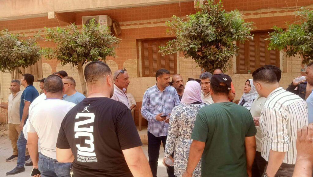 انهيار عقار طلخا وتداعيات الحادث بمدينة طلخا