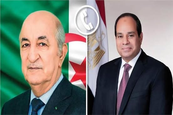 اتصال السيسي والرئيس الجزائري يعزز العلاقات الأخوية