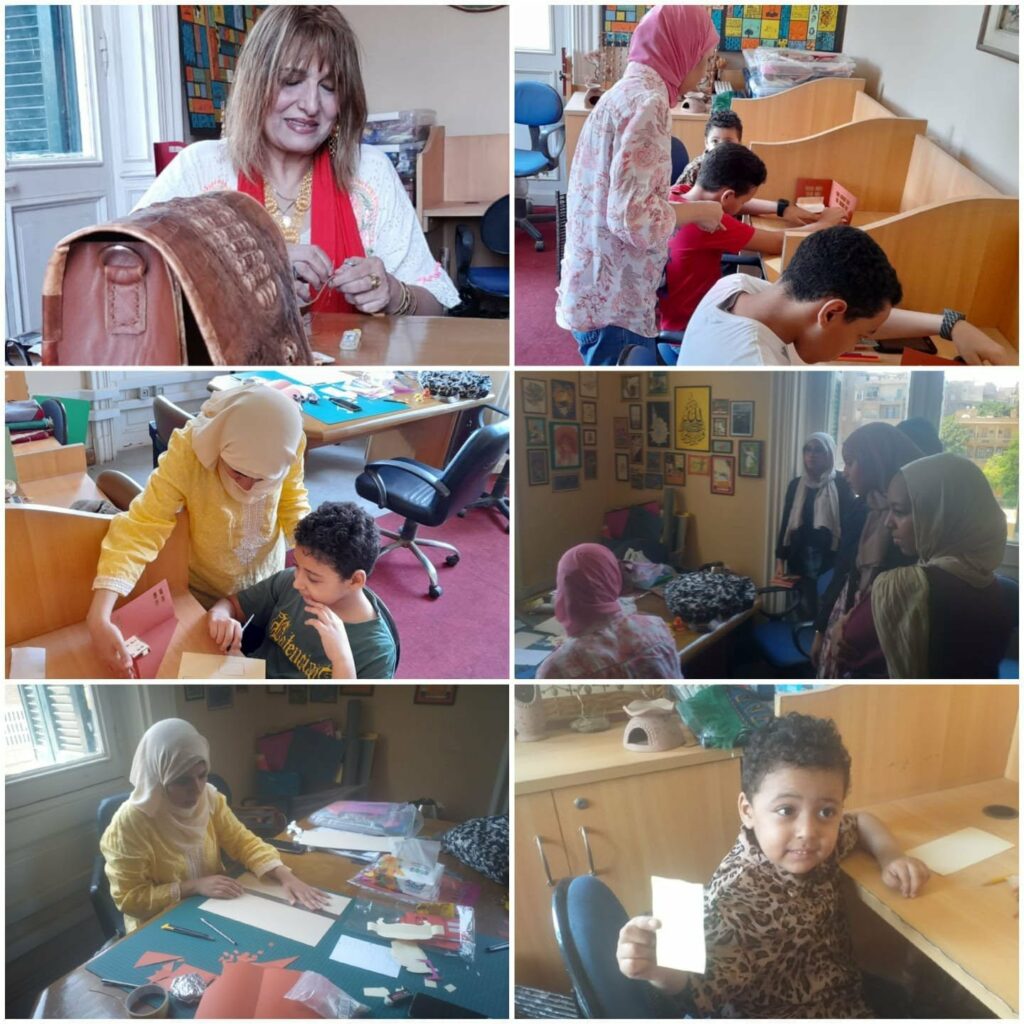 ورش الفنون بقصر الأميرة سميحة كامل تتألق بالأنشطة الإبداعية