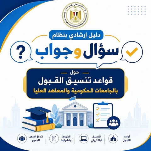 أدلة التنسيق الإلكتروني للجامعات توعية لطلاب الثانوية العامة