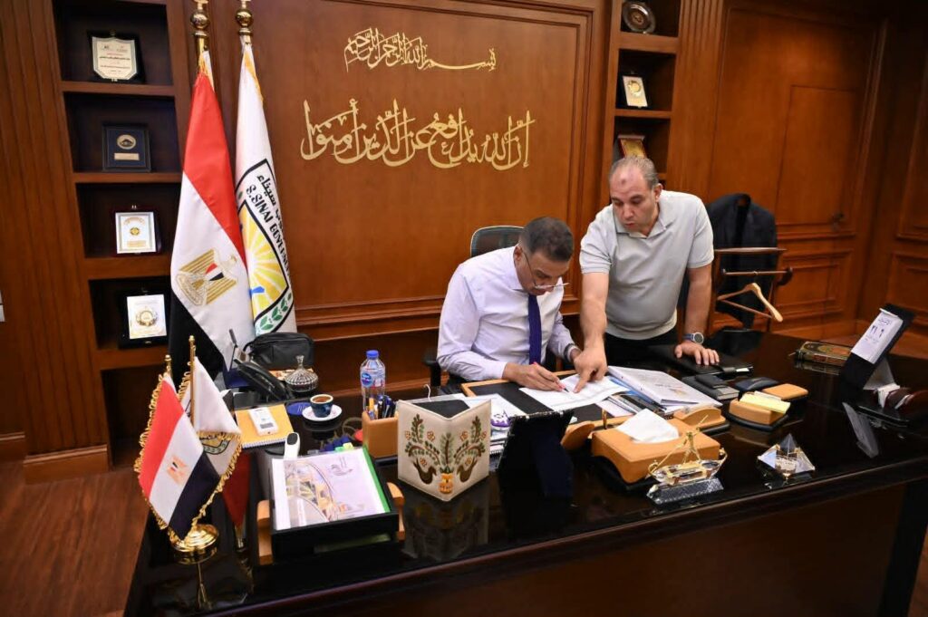 محافظ جنوب سيناء يعتمد الموازنة العامة للديوان العام والوحدات المحلية التابعة